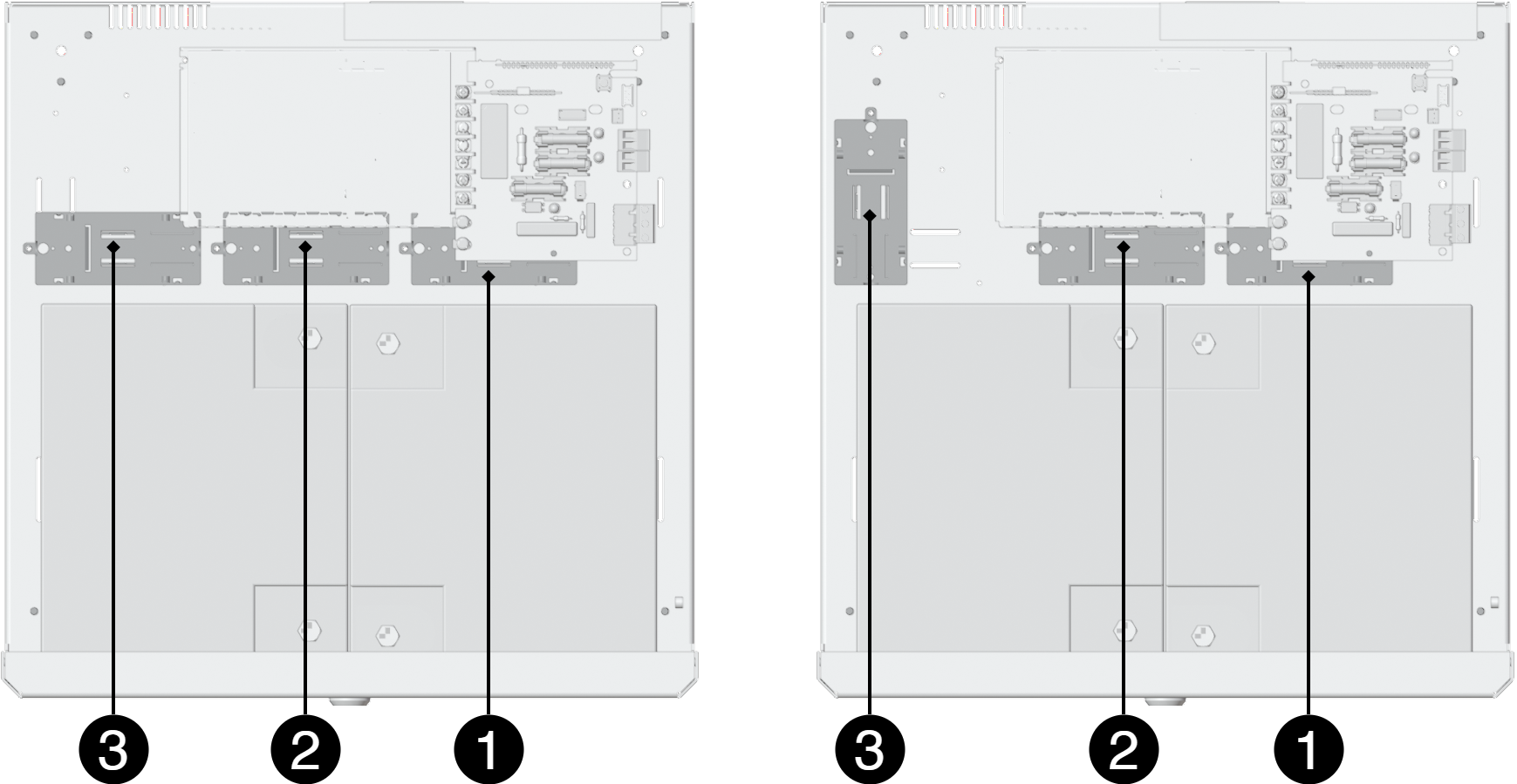 Asennot valinnaisissa levyissä ECO 24V 5A L