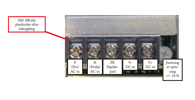 Power supply 24V 3A
