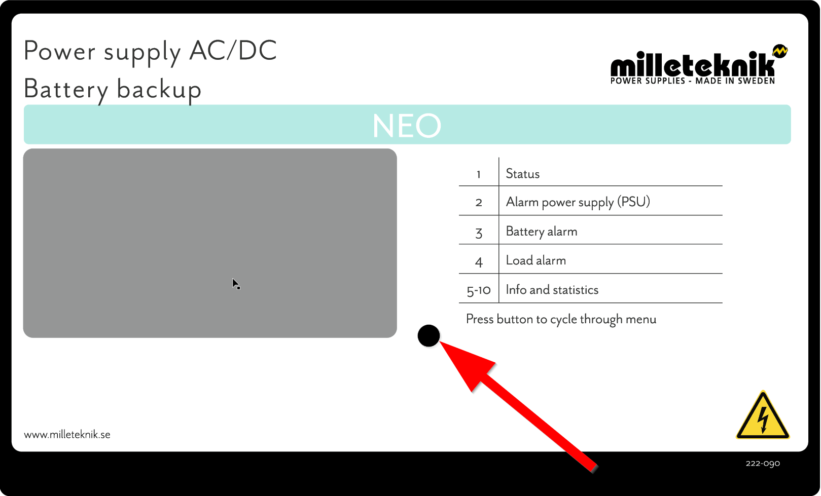 NEO med display