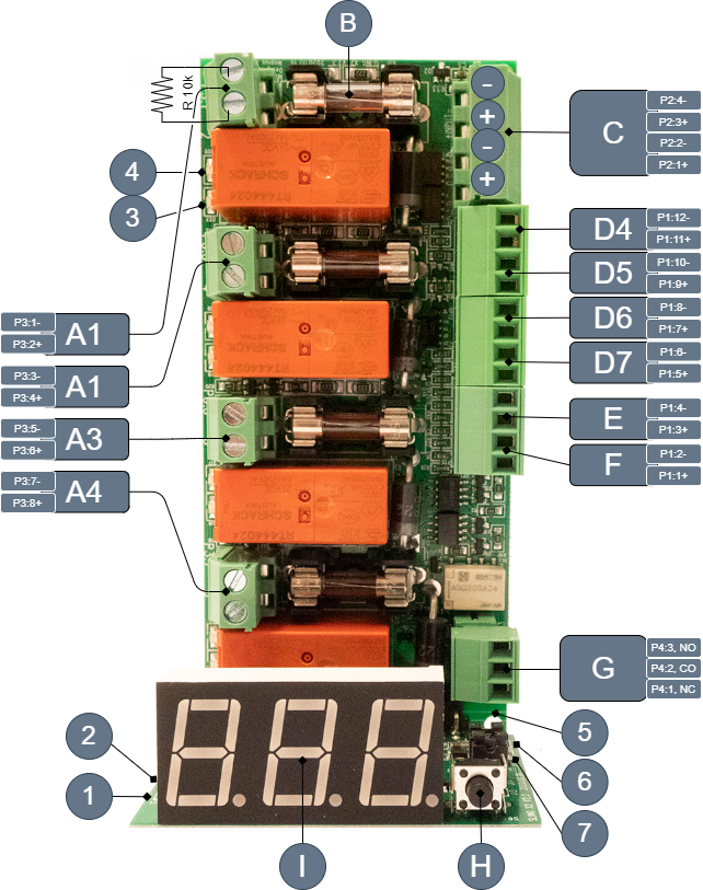 Fire module 4 outputs V2.3