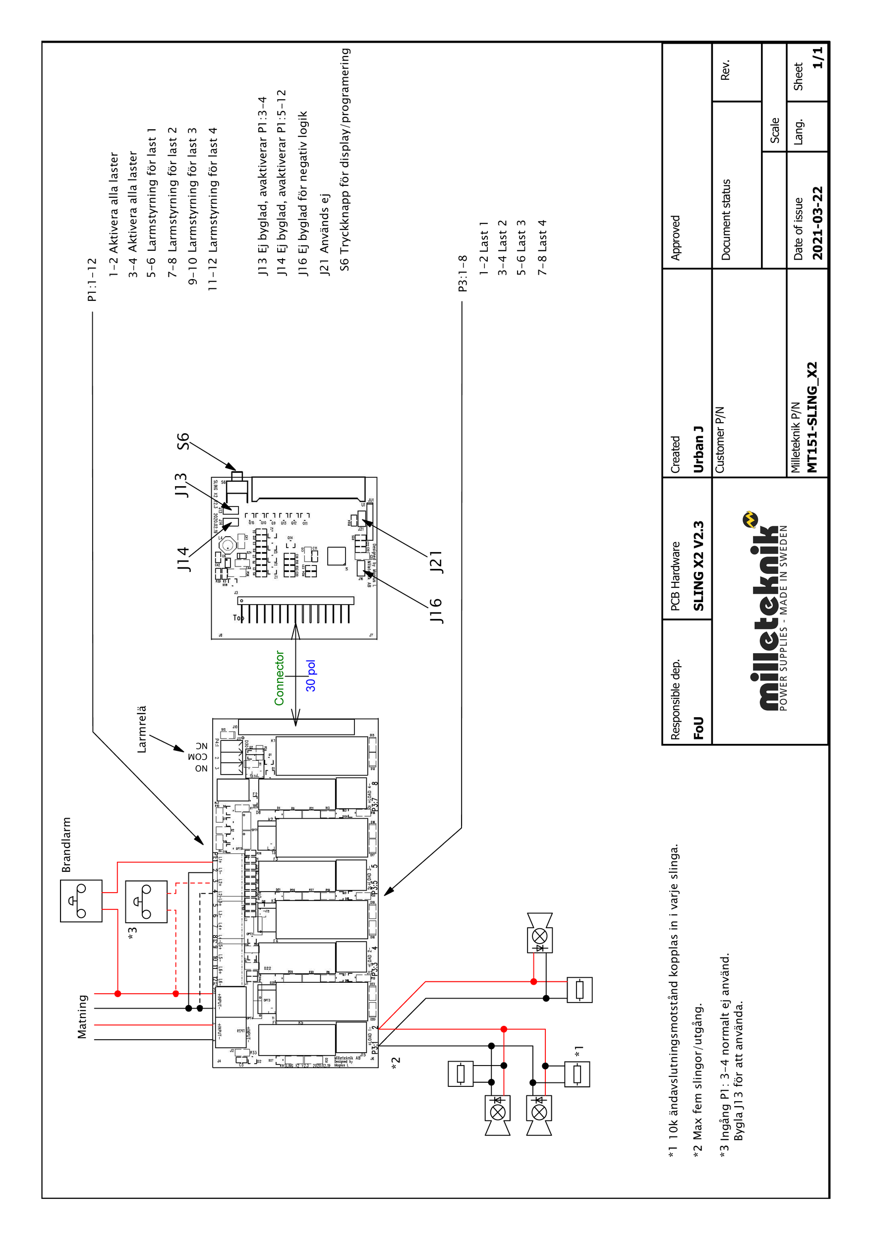 Elschema Fire module 4 outputs