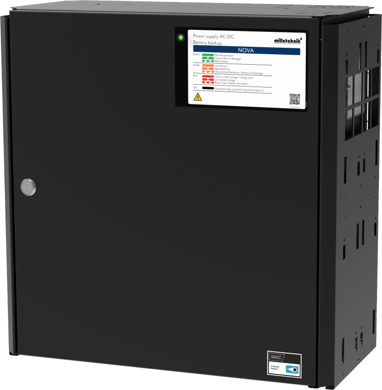 Ett batteribackup system